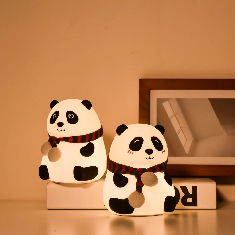 Panda 7-Color Night Lamp
