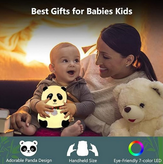 Panda 7-Color Night Lamp