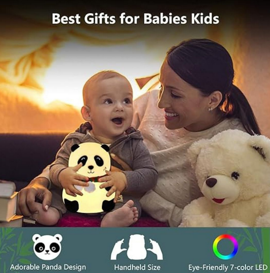 Panda 7-Color Night Lamp